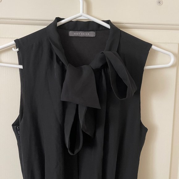 SUZY SHIER Black and blue dress. Size XS - Picture 2 of 4